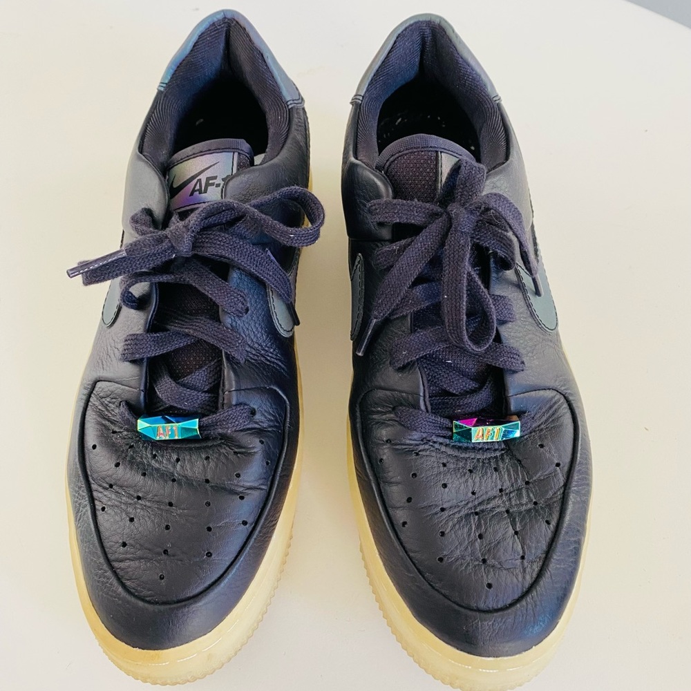 Nike Air Force 1 One Sage Low LX Oil Shoes Women's Size 10 AR5409-004 Grey - Picture 5 of 16